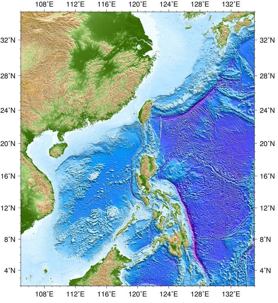 500公尺網格地形